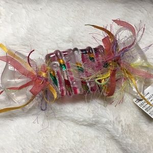 Dept 56 rectangular glass candy decoration NWT